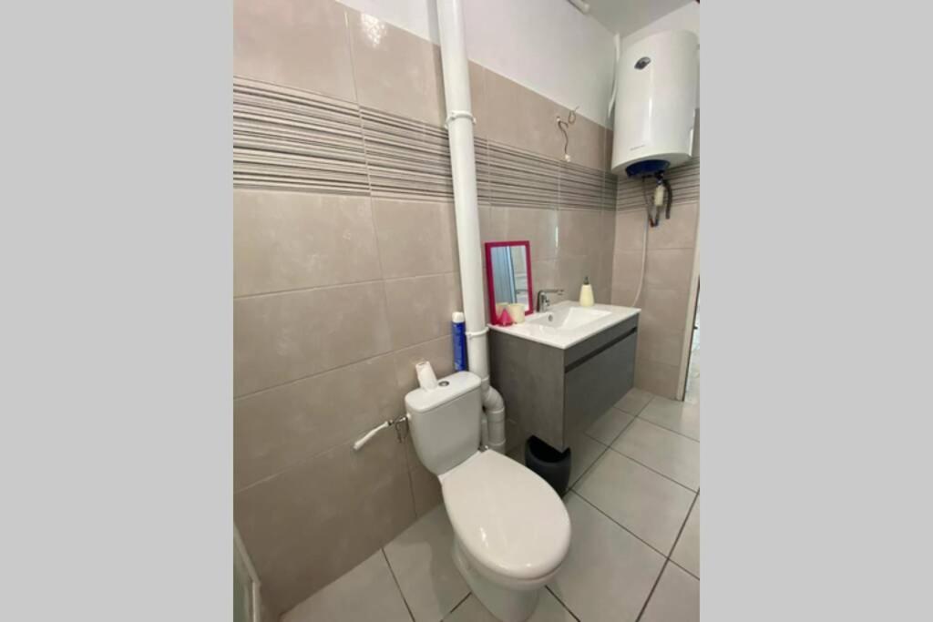 Charmant Appartement Avec Piscine 勒罗贝尔 外观 照片